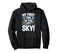 Mi Primer Viaje en avión Aventura de Vuelo por Primera Vez Sudadera con Capucha