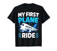 Mi Primer Viaje En Avión Primera Vez Volando Avión Niño Niña Niños Camiseta
