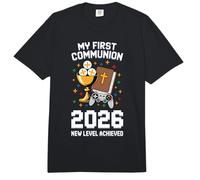 Mi Primera Comunión 2026 Nuevo Nivel Logrado Iglesia de Videojuegos Comfort Colors Adult Heavyweight T-Shirt
