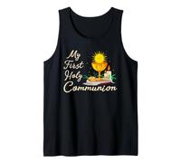 Mi Primera Comunión Cristianos Niños Eucaristía Católica Camiseta sin Mangas