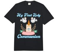 Mi Primera Comunión Cristianos Niños Eucaristía Católica Comfort Colors Adult Heavyweight T-Shirt