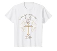 Mi Primera Comunión Cruz Paloma Niño Niña Camiseta