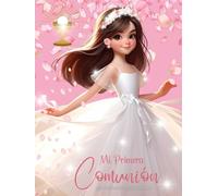 Mi Primera Comunión niñas rosa. Comunión Libro de Firmas, Fotos, Diario y Árbol de Huellas