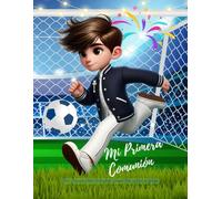 Mi Primera Comunión niños Fútbol, Videojuegos .. Comunión Libro de Firmas, Dedicatorias, Árbol de huellas, Recuerdos y Fotos