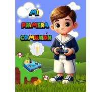 Mi Primera Comunión niños Libro de Firmas, Dedicatorias, Árbol de huellas, Recuerdos y Fotos