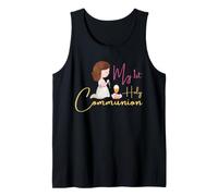 Mi Primera comunión para la Eucaristía Católica Niña Camiseta sin Mangas
