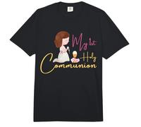Mi Primera comunión para la Eucaristía Católica Niña Comfort Colors Adult Heavyweight T-Shirt