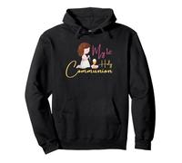 Mi Primera comunión para la Eucaristía Católica Niña Sudadera con Capucha