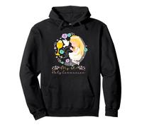 Mi Primera comunión para la Eucaristía Católica Niña Sudadera con Capucha