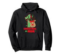 Mi Primera Navidad como mamá Emparejando la Primera Navidad de mi Familia Sudadera con Capucha