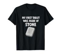 Mi primera tableta estaba hecha de piedra, divertido gráfico de cavernícola Camiseta