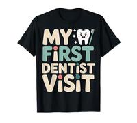 Mi Primera Visita al Dentista para niños Cepillo de Dientes Sonrisa Camiseta