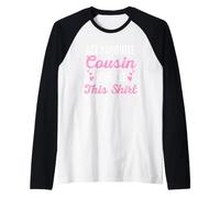 Mi Primo Favorito me DIO Esta Linda tripulación de primos para Ella Camiseta Manga Raglan