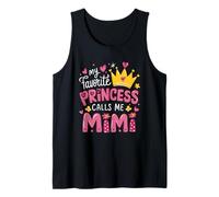Mi Princesa Favorita me Llama Mimi Divertida Linda Abuela Camiseta sin Mangas