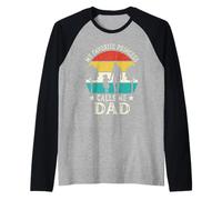 Mi Princesa Favorita me Llama papá Hija Día del Padre Camiseta Manga Raglan