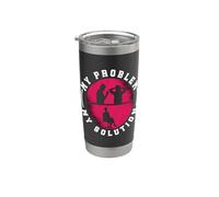 Mi problema Mi pictograma Mamá Consejera social Trabajadora social Vaso térmico de acero inoxidable de doble pared