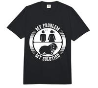 Mi Problema Mi Pictograma Mamá Dueño de hámster Amante del Conejillo de Indias Comfort Colors Adult Heavyweight T-Shirt