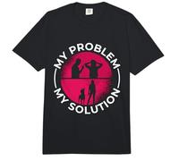 Mi Problema Mi Pictograma Mamá Papá Amante de Mascotas Belga Malinois Comfort Colors Adult Heavyweight T-Shirt