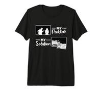 Mi Problema Mi Pictograma Mamá Papá Escuela Biblioteca Bibliotecaria Camiseta Premium