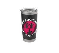 Mi problema Mi Pictograma Mamá Poniendo Huevos Mamífero Amante Ornitorrinco Vaso térmico de acero inoxidable de doble pared