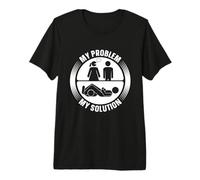 Mi Problema Mi Pictograma Papá Artista Marcial Jiu Jitsu Fighter Camiseta Premium