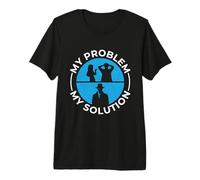 Mi Problema Mi Pictograma Papá Investigador Secretivo Detective Camiseta Premium