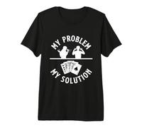 Mi Problema, mi Pictograma, papá, Jugando a Las Cartas, Blackjack clásico Camiseta Premium