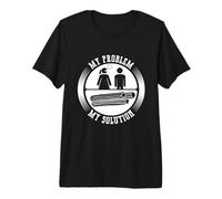 Mi Problema Mi Pictograma Papá Mamá Comida Mexicana Churros Amante Camiseta Premium
