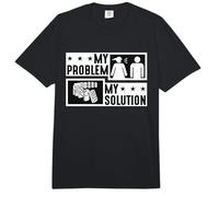 Mi Problema Mi Pictograma Papá Mamá Domino Amante Dominó Jugador Comfort Colors Adult Heavyweight T-Shirt