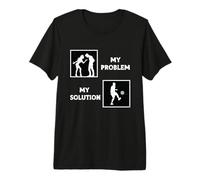 Mi Problema, mi Pictograma, papá, mamá, Jugador de Kickball Camiseta Premium