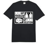 Mi Problema, mi Pictograma, papá, mamá, Jugando a Las Cartas, Euchre Player Comfort Colors Adult Heavyweight T-Shirt