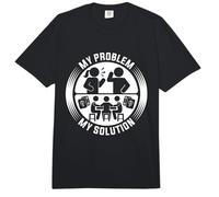Mi Problema Mi Pictograma Papá Mamá Mahjong Amante Mahjong Jugador Comfort Colors Adult Heavyweight T-Shirt