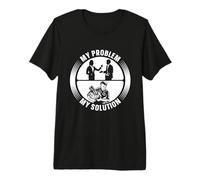 Mi Problema, mi Pictograma, papá, mamá, Vegana, Amante de la Dieta a Base de Plantas Camiseta Premium