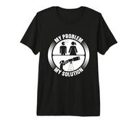 Mi Problema Mi Solución Pictograma Mamá Astrólogo Astrónomo Camiseta Premium