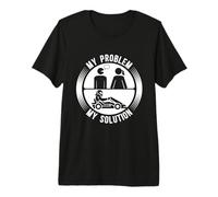 Mi Problema Mi Solución Pictograma Mamá Kart Driver Carreras de Karts Camiseta Premium