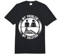 Mi Problema Mi Solución Pictograma Mamá Kart Driver Carreras de Karts Comfort Colors Adult Heavyweight T-Shirt