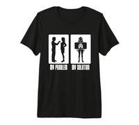 Mi Problema Mi solución Pictograma Mamá Médico Técnico de Rayos X Camiseta Premium