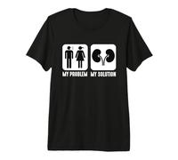 Mi Problema Mi solución Pictograma Papá Mamá Técnico de diálisis Camiseta Premium