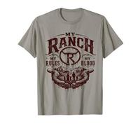 Mi Rancho Mis Reglas Mi Sangre Legado Familiar Camiseta