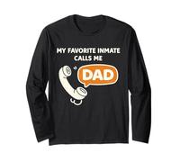 Mi Recluso Favorito me Llama papá Broma Divertida Manga Larga