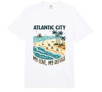 Mi Refugio Atlantic City Comfort Colors Adult Heavyweight T-Shirt