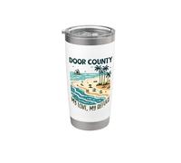Mi refugio Door County Vaso térmico de acero inoxidable de doble pared