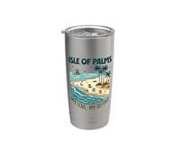 Mi refugio Isle of Palms Vaso térmico de acero inoxidable de doble pared