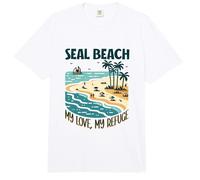 Mi Refugio Seal Beach Comfort Colors Adult Heavyweight T-Shirt