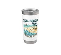 Mi refugio Seal Beach Vaso térmico de acero inoxidable de doble pared