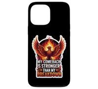 Mi regreso es más fuerte que mi ruptura Phoenix Bird Fire Carcasa para iPhone 13 Pro Max