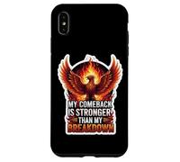 Mi regreso es más fuerte que mi ruptura Phoenix Bird Fire Carcasa para iPhone XS Max