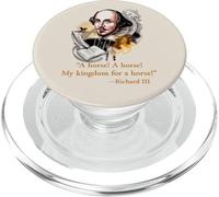 MI Reino para UN Caballo Shakespeare Cita PopSockets PopGrip para MagSafe
