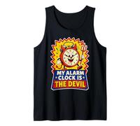MI Reloj Alarma ES Divertido EL Diablo Camiseta sin Mangas