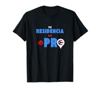 Mi Residencia es Puerto Rico | Gráfico Orgullo Boricua Camiseta